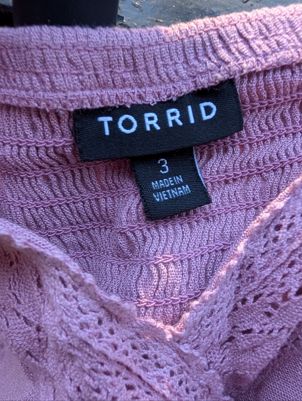 Torrid 3x Flowy Pink Lace-Trim Babydoll Cami - Picture 6 of 8